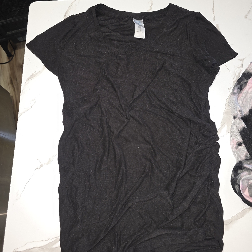 Gray Patterned Women's Long Sleeves & One Is Hooded Maternity Clothes Bundle - Picture 4 of 4